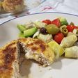 Hamburguesas de pavo rellenas con queso Idiazábal