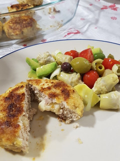 Una foto de Hamburguesas de pavo rellenas con queso Idiazábal