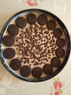 Una foto de Tarta de queso con oreo