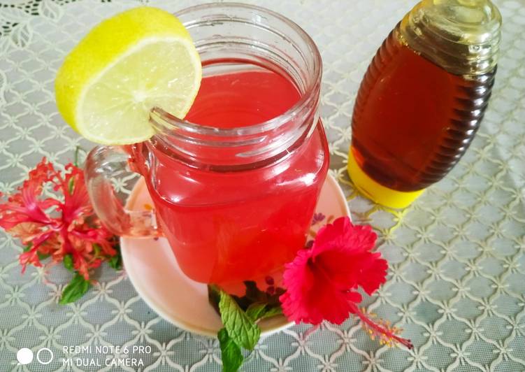 Easiest Way to Make Super Quick Homemade Hibiscus flowers Tea