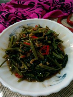 Foto resep Kangkung Tumis Ebi