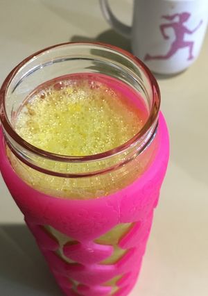Una foto de Batido Mango-Pepino-Jengibre (smoothie)