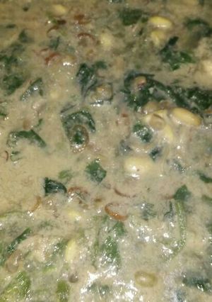 Foto resep Bobor Mbayung+ Bayam