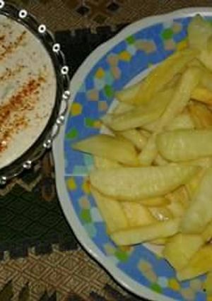 صورة لوصفة بطاطس المحلات