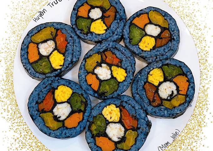 Cách làm Sushi California Kimbap Flower cơm cuộn hình hoa Hàn quốc  Kojin  Sushi  Sushi ngon Tân Bình