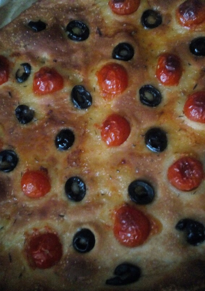 Una foto de Focaccia, fácil y rápida