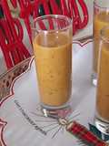 Chupitos de caldito espeso de pintarroja
