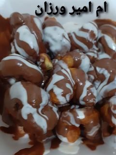 صورة لوصفة ميني دونات بالنوتيلا يمي 😋😋