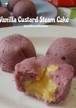 Foto resep Vanilla Custard Steam Cake