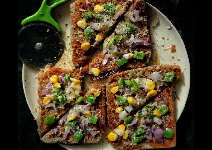 Recipe of Homemade (Brown Bread Pizza)