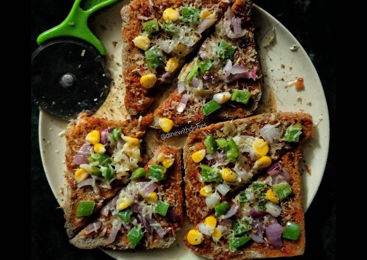 (Brown Bread Pizza) Kids favourite Recipes