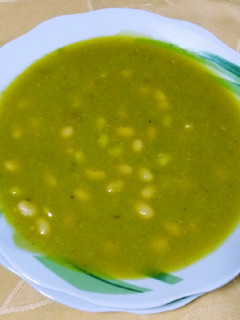 Una foto de Porotos granados en mazamorra