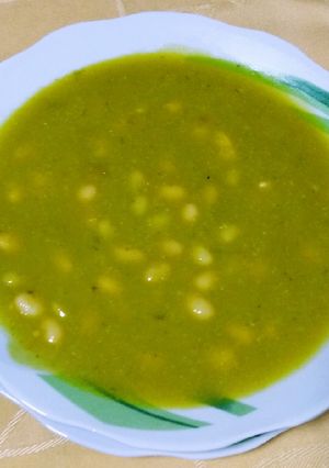 Una foto de Porotos granados en mazamorra