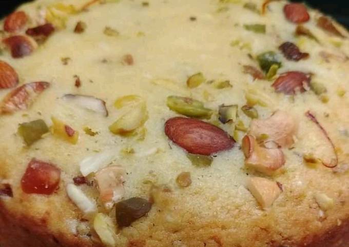 Recipe of Any-night-of-the-week Eggless Rava (suji) Cake Spongy and Delicious