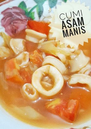 Foto resep Cumi asam manis