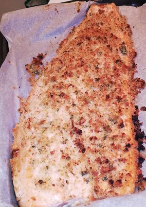 Foto di Trancio di salmone gratinato
