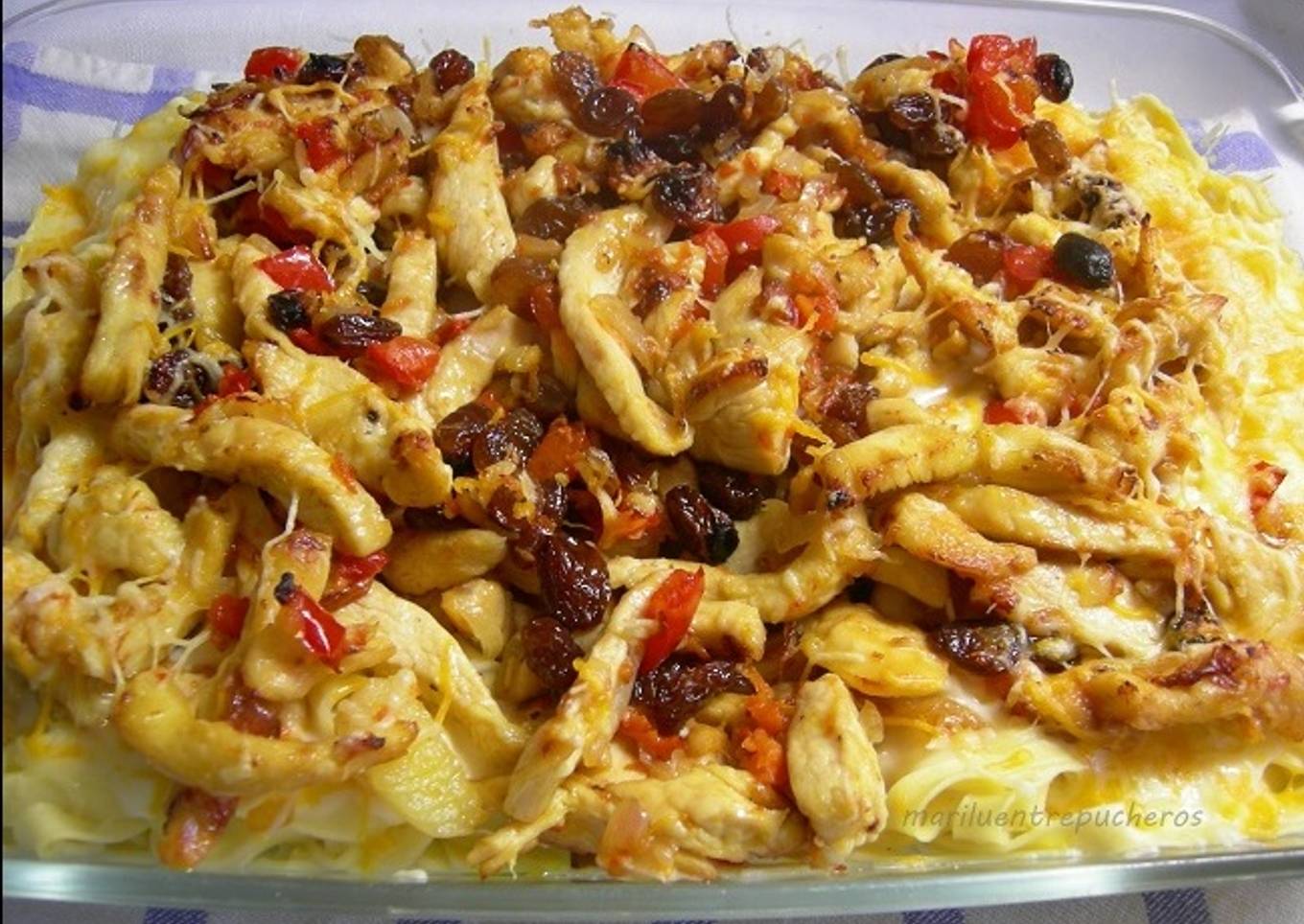 Tagliatelle con pollo