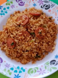 Foto resep Nasi Goreng Sosis Cabe Hijau