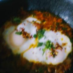 A picture of Afghani omelet.