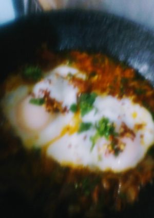 A picture of Afghani omelet.