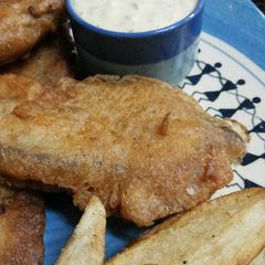 A picture of Beer Batter Fish withTartar Sauce.