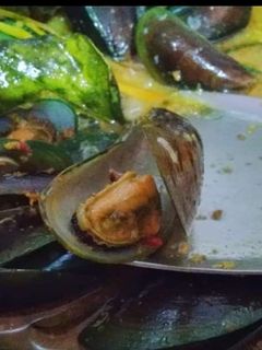 Foto resep Kerang ijo kuah kuning pedas