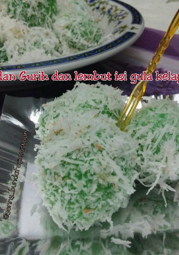 Foto resep Klepon Pandan Gurih dan lembut isi gula kelapa