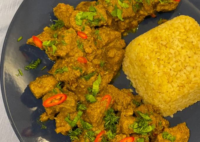 Карри из говядины