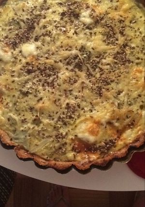 Una foto de Tarta de alcauciles