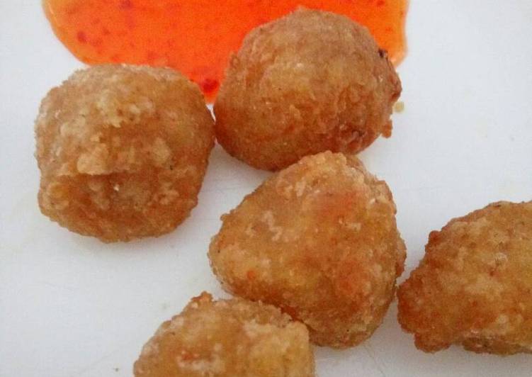 Langkah Mudah untuk Membuat Cilok kari goreng iseng yang Enak