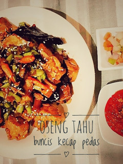 Foto resep Oseng tahu buncis kecap pedas