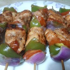 A picture of Chicken Shashlik.