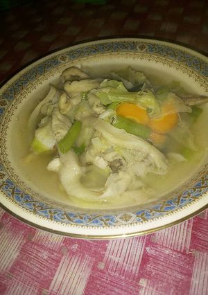 Foto resep Sop ayam sewir&jamur sewir