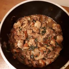 A picture of Goat fry.