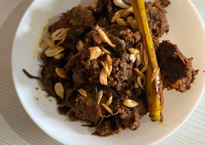 Resep  memasak Rendang Sultan  lezat