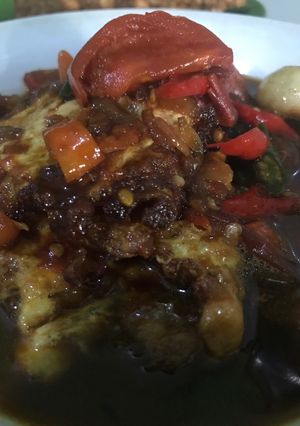 Foto resep Telur masak pedas manis