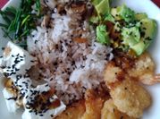 Una foto de tofu con carne