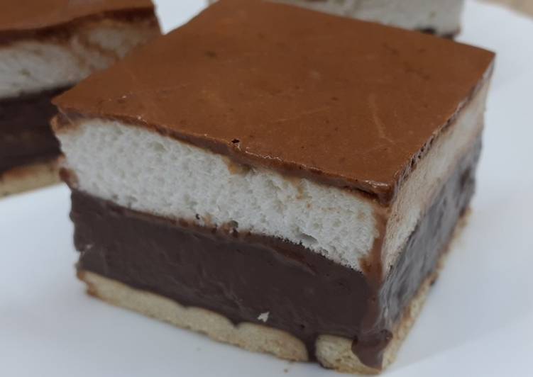 Csokis-habos-kekszes desszert ❤