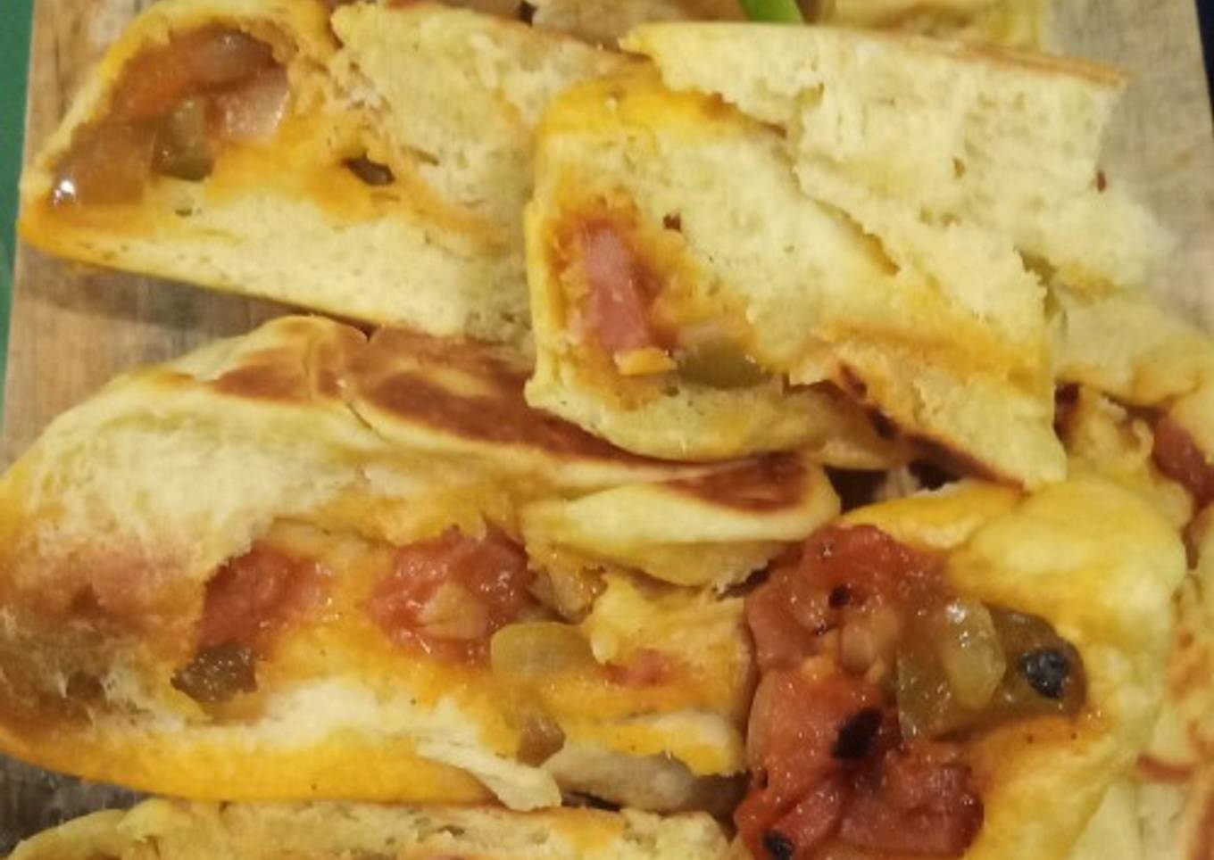 Roti panggang isi beef