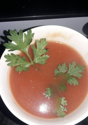 A picture of Mix veg soup.