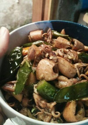 Foto resep Cumi Asin Cabe Ijo