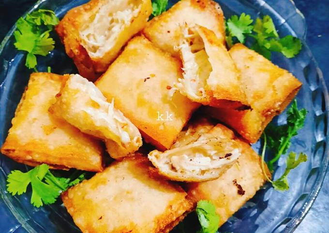 How to Prepare Favorite Cheesy Box patty with three spices