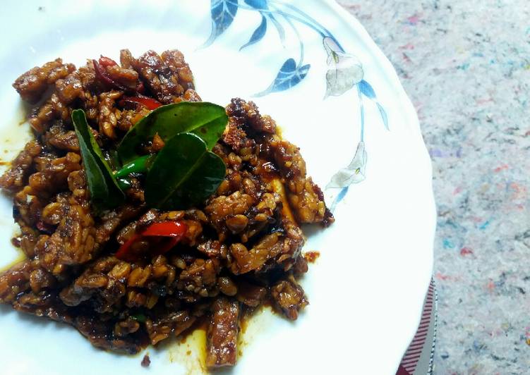 Tempe sambal kecap pedas