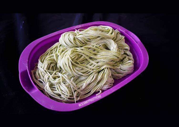 🥬 Mie Sayuran HomeMade (bayam)🥬