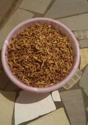 A picture of Rolled out cincin.