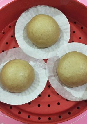 Hình của món Bánh bao sữa dừa.