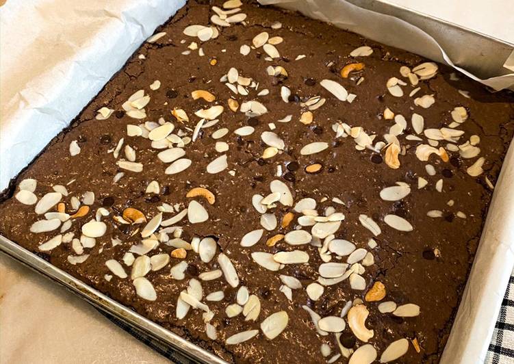 Brownies panggang no mixer no ribet