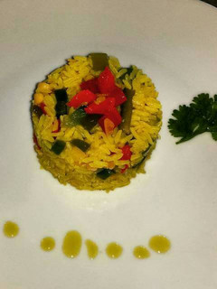 Una foto de Arroz amarillo