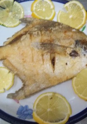 香煎檸檬白鯧魚 的食譜成品照片