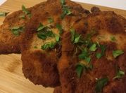 Una foto de milanesa de pollo